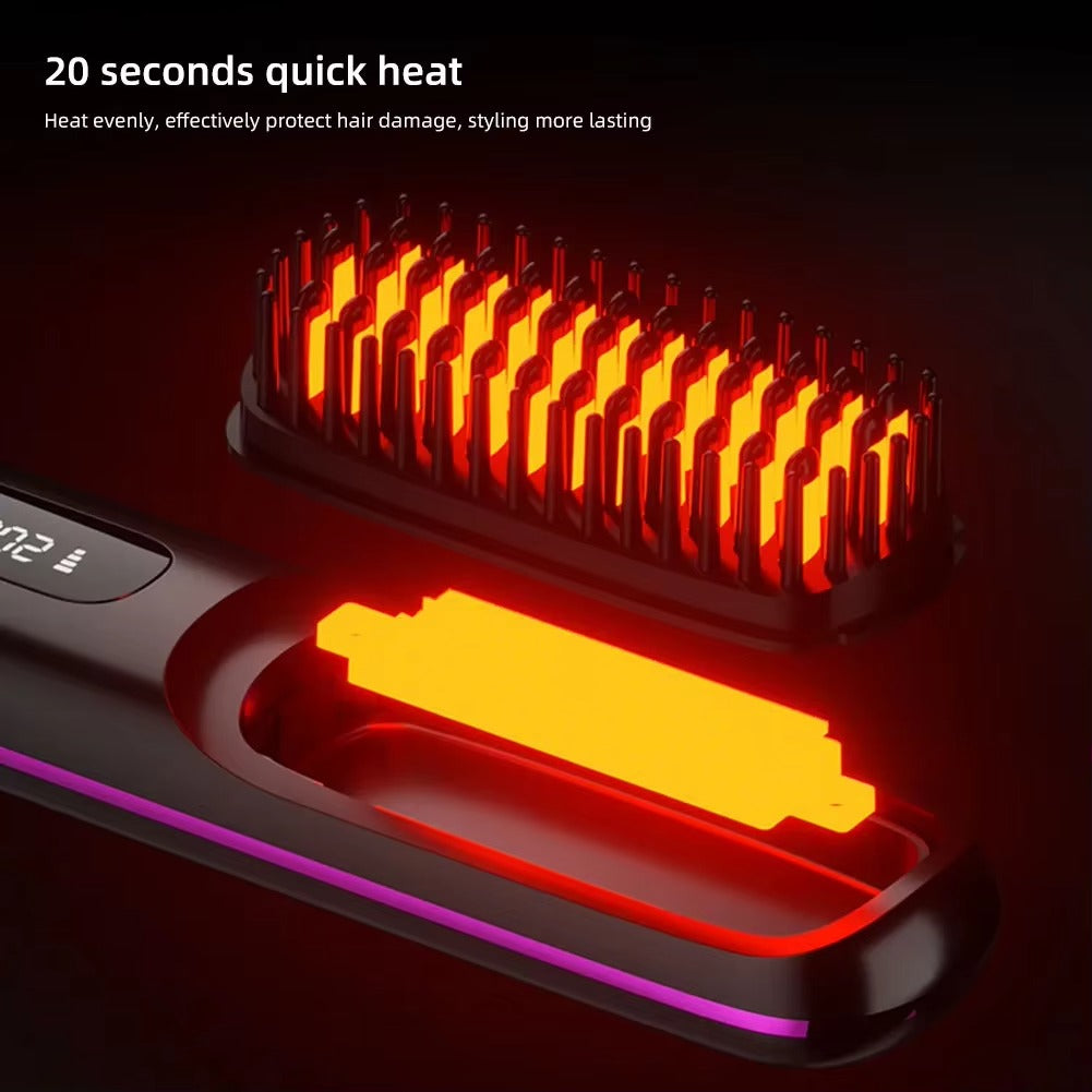 Valetta™ Portable Straightener Brush-PRO
