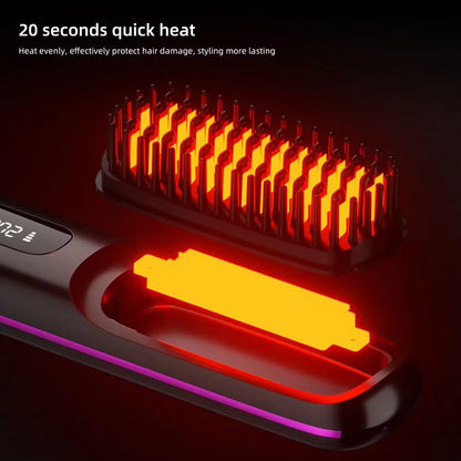 Valetta™ Portable Straightener Brush-PRO